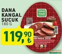 TARIM KREDİ DANA KANGAL SUCUK 180 G
